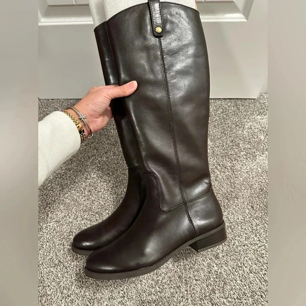 Beautiful brown leather riding boots - Picture 4 of 7